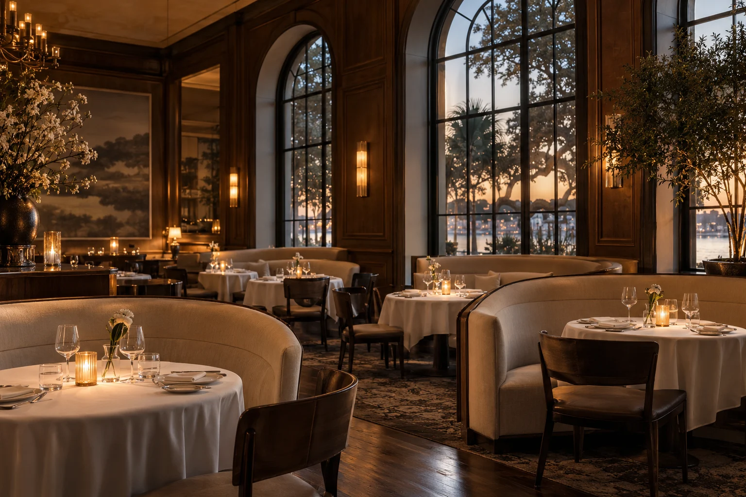 Fine dining restaurants concept for EMBER & OAK