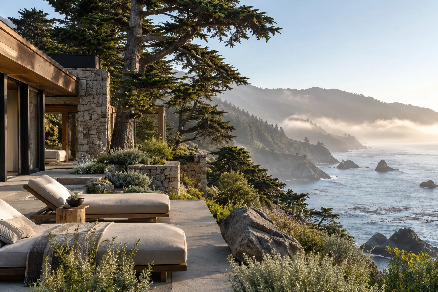Boutique hotels & retreats concept for Stillwater